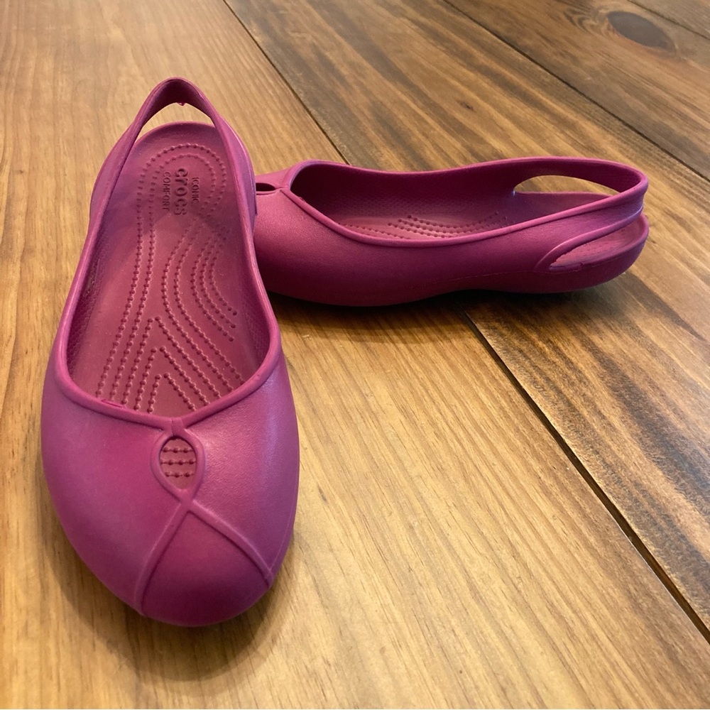 Crocs Olivia II Slingback Slip On Ballet Flats